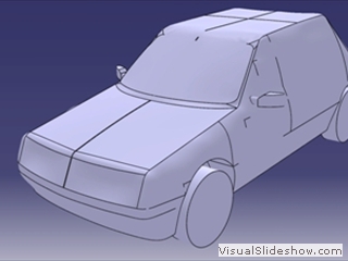 CAD Catia Peugeot 205